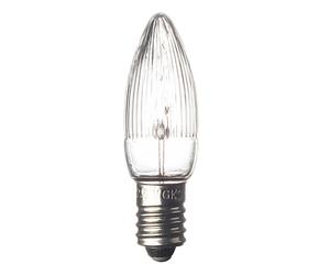 Konstsmide Christmas E10 bombillas vela 3W 12V, set de 3