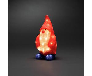 Konstsmide Christmas Figura decorativa Papá Noel rojo IP44 altura 36 cm