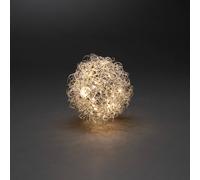 Konstsmide Christmas Lámpara decorativa LED en forma de bola de alambre, Ø 20 cm, 40 LED