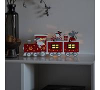 Konstsmide Christmas Lámpara decorativa Tren silueta de madera, USB