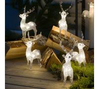 Konstsmide Christmas Set de 5 figuras luminosas LED Rentier para exterior EC:EPREL:746081