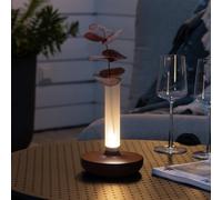 Konstsmide De mesa LED Biarritz IP54 batería CCT marrón rojo