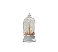Konstsmide Decoración de Navidad LED globo de nieve escena de Londres y función giratoria/interior, temporizador de 5 horas/funciona con pilas: 3 x C 1,5 V (exc.)/Linterna de Navidad 1 diodos blanco