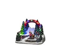 Konstsmide Christmas Lámpara decorativa Papá Noel y niños, música