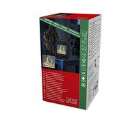 Konstsmide Farol de nieve LED con iglesia y mercado navideño, lleno de agua, fuente de energía seleccionable, con temporizador de 5 horas, diodo blanco cálido, transformador interior de 4,5 V o funciona con pilas, interior 4350-000,Mehrfarbig