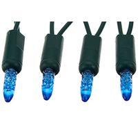 Konstsmide Guirnalda de luces LED 3602-400, para interior (IP20), 230 V para interiores, 40 diodos azules, cable verde