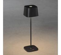 Konstsmide Lámpara de mesa LED Capri para exterior, negro