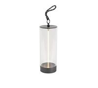 Konstsmide Lámpara de mesa LED Edison S | antracita | interior/exterior | inalámbrica | 9 x 24 x 9 cm | 7846-370