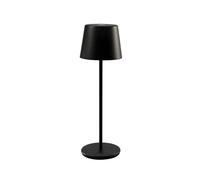 Konstsmide Lámpara de mesa LED Vence | Negro | Interior/Exterior | Inalámbrico | 11,5 x 32 x 11,5 cm | 7888-750