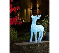 Konstsmide LED acrílico Reno, Grande, 176 diodos Blancos fríos, Transformador Exterior de 24 V, Cable Transparente Figura, Claro
