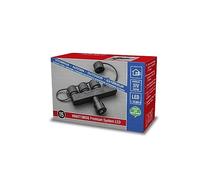 Konstsmide LED Premium System 4903-000 - Distribuidor (1 entrada/4 salidas, transformador externo electrónico de 31 V, IP67), cable negro