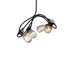 Konstsmide Luces de jardín al Aire Libre, Cadena de Luces alimentadas por Red eléctrica, 4,75 m, inastillables, 20 Bombillas LED Regulables