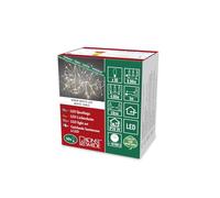 Konstsmide Luces de Navidad para Interiores con Cable Desnudo/Cadena de luz de Alambre de Pin/Uso en Interiores (IP20)/50 diodos Blancos cálidos/Transformador Interior de 3 V/Cadena de Luces de