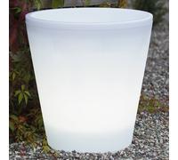 Konstsmide Maceta LED Asís iluminada Ø 37 cm True