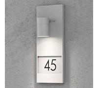 Konstsmide Modena 7655 aplique con número de casa, gris True