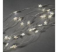 Konstsmide VW-6372 - 190 LED Estrella espumillón, plástico, plata
