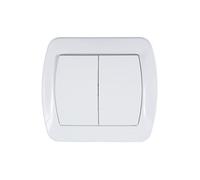 Kontakt-Simon AW6/2/11 interruptor eléctrico Blanco - Accesorio cuchillo eléctrico (Blanco, De plástico, IP20, 250 V, 10 A, 90 mm)