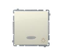Kontakt-Simon BMS1L.01/12 interruptor eléctrico Pushbutton switch - Accesorio cuchillo eléctrico (Pushbutton switch, De plástico, IP20, IP44, 250 V, 1