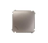 Kontakt-Simon BMW6.01/21 interruptor eléctrico Acero inoxidable - Accesorio cuchillo eléctrico (Acero inoxidable, De plástico, IP20, IP44, 250 V, 10 A, 75 mm)