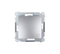 Kontakt-Simon DD1.01/43 interruptor eléctrico Pushbutton switch Plata - Accesorio cuchillo eléctrico (Pushbutton switch, Plata, De plástico, IP20, IP4