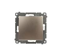 Kontakt-Simon DW1.01/44 interruptor eléctrico Oro - Accesorio cuchillo eléctrico (Oro, De plástico, IP20, IP44, 250 V, 10 A, 75 mm)