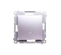 Kontakt-Simon DW1AL.01/43 interruptor eléctrico Plata - Accesorio cuchillo eléctrico (Plata, De plástico, IP20, IP44, 250 V, 16 A, 75 mm)