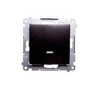 Kontakt-Simon DW1AL.01/48 interruptor eléctrico Antracita - Accesorio cuchillo eléctrico (Antracita, De plástico, IP20, IP44, 250 V, 16 A, 75 mm)