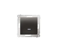 Kontakt-Simon DW1L.01/48 Interruptor eléctrico Antracita - Accesorio Cuchillo eléctrico (Antracita, De plástico, IP20, IP44, 250 V, 10 A, 75 mm)