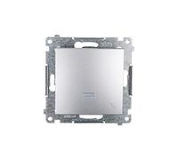 Kontakt-Simon DW6L.01/43 Interruptor eléctrico Plata - Accesorio Cuchillo eléctrico de plástico IP20, IP44, 250 V, 10 A, 75 mm