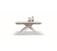 KONTE.DESIGN Beverly Hills Mesa, Madera, Blanco estatuario, Único