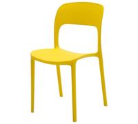 KONTE.Design FUERTEVENTURA Silla, Polipropileno, Amarillo, 4