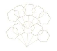 KONTONTY 10 Piezas Accesorios de Hierro Metálico para Decoraciones de Estilo Chino Marco Inacabado para Manualidades y Decoración de Pasteles