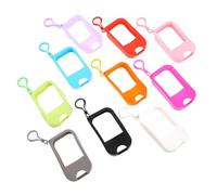 KONTONTY 10 piezas Fundas de Silicona para Botellas de Mano con Protector Portátil para Spray de Perfume de Botella para Viaje Fácil de Colgar Mochilas y Llaves
