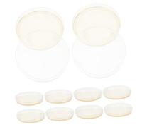 KONTONTY 10 Piezas Lb Agar Placas Prepoured para Microbiología Pack Unidades Placas Petri para Experimentos Científicos y Proyectos Escolares Agar Nutritivo con Gruesa para Aislamiento y