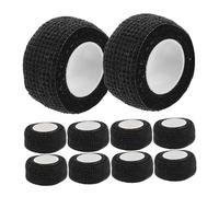 KONTONTY 10 Rollos Cubre Pies De Mesa y Silla Tiras para Patas De Muebles Alfombrillas Mudas para Muebles Listones para Muebles con Respaldo Adhesivo Negro Tela No Tejida