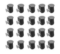 KONTONTY 100 Clavijas para Estantes de Aleación de Zinc Soportes de Estante para Armarios y Muebles Clips Metálicos para Estanterías de Cocina y Libros Soporte Resistente para