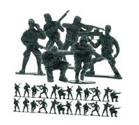 KONTONTY 100 Piezas Mini Soldados de Figuritas de Guerra para de de Miniatura de Personajes para Decoración y Actividades al Aire