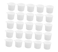 KONTONTY 100 Piezas Miniaturas de Cocina Cajas de Almacenamiento Blancas para Casa de Muñecas Contenedores Miniatura para Decoración y Bricolaje Utensilios Seguros y para Escenarios