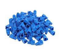 KONTONTY 100piezas Protector De Conectores para Cable Fundas De Plástico Antidoblez para Cable De Tapones De Cubierta para Azul