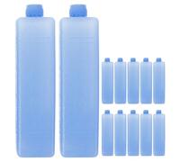 KONTONTY 12 Piezas De Accesorios Para Aire Acondicionado: Cajas De Cristales De Hielo, Paquetes De Hielo Refrigerantes, Cubos De Almacenamiento Para Refrigerador, Paquetes Fríos Para