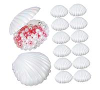 KONTONTY 15piezas Cajas Decorativas Forma De Concha para Joyas y Accesorios Almacenamiento Creativo y Elegante para Fiesta y Fotografía Diseño De Resistente