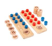 KONTONTY 1Juego Madera Matemáticas Educativo Cognitivo Desarrollo de Habilidades Correspondencia Educación Temprana