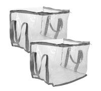 KONTONTY 2 Piezas Caja de Exhibición de Libros Plegable Transparente | Plástico PVC, para Documentos y Textos, Uso en Aulas, Escritorio y Estantería