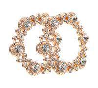 KONTONTY 2 Piezas Clip de Zapatos Decorativos de Piedras Brillantes para Mujeres Accesorios de Joyas para Tacones Altos para Bodas y Ocasiones Especiales