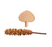 KONTONTY 2 Piezas Mini Plumero De Pequeño Ventilador De Mano Fan De Mano De Casa De Muñecas para Plumero De Mano Modelo De Ventilador De Mano Ventilador De Juguete Resina + PVC