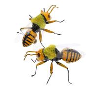 KONTONTY 2 Piezas Modelo de Abejas Salvajes Juguetes realistas Juguetes de Abejas Juguete de Abeja Abdominales