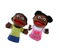 KONTONTY 2 Piezas Títeres de Mano Familiares de Peluche Suave para Infantil y Narración de Cuentos Guardería y Hogar