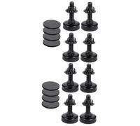 KONTONTY 2 Series Kit De Pie De Nivel Protector Niveladores Universal Ajustadores De Altura De Muebles Nivelador De Piso Nivelador De Muebles Acero Al Carbono Y Plástico Negro 4 Piezas*2