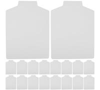 KONTONTY 20 Hojas Cartón de Papel Blanco, Plegado Rápido | Camisas de Manga Larga y Uniformes, Ayuda de Embalaje, Uso en Lavandería y Armarios