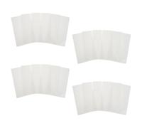 KONTONTY 20 Unidades Bolsa Organizadora para Brocas de Uñas Ventana | Tela Resistente al Desgaste, Diseño Plegable y Plano, para Salón y Servicio Móvil, Cierre Seguro